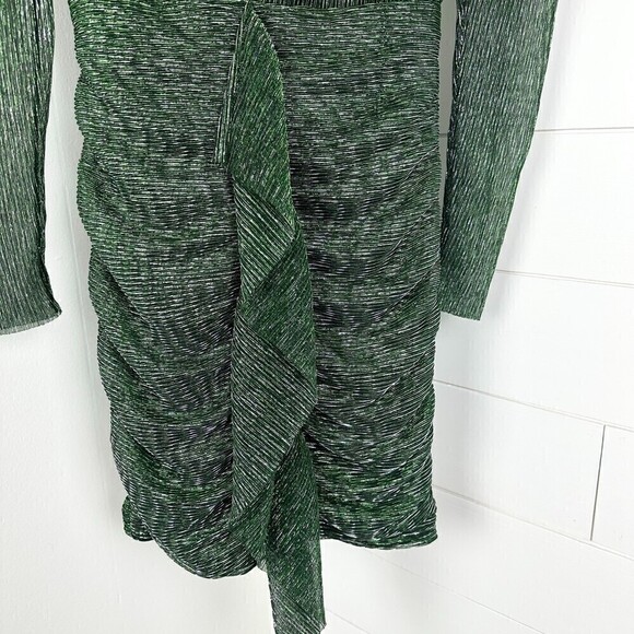 Hello Molly Dance Show Dress Emerald Green Mini Bodycon ASO NWT Size XS - Picture 13 of 16